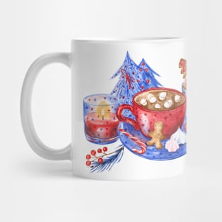 Christmas morning greeting card Mug